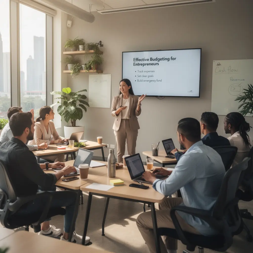 Modern office environment